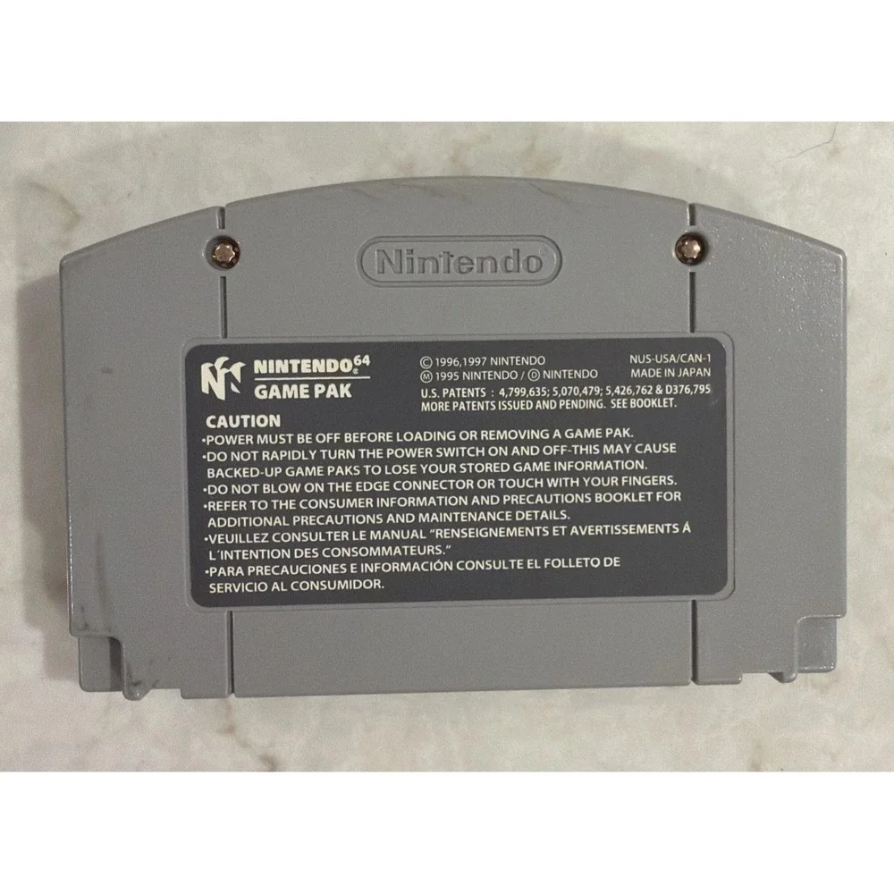 Mario Kart 64 Nintendo 64 N64 Players Choice Million Seller NUS-006 USA Grey